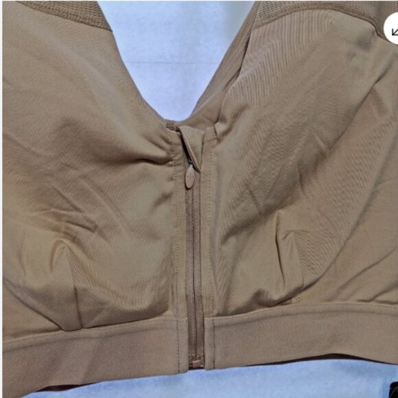 Tommie Copper 3XL Shoulder Support Bra Nude Zip Front New with Tags C20 - Picture 8 of 8